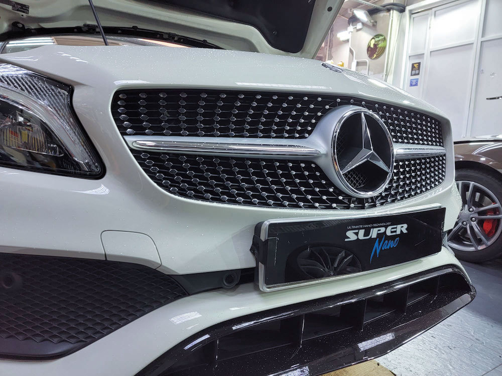 mercedes-benz a250 w176 換油 偈油 white 白色 浚車汽車 juns car and audio super nano