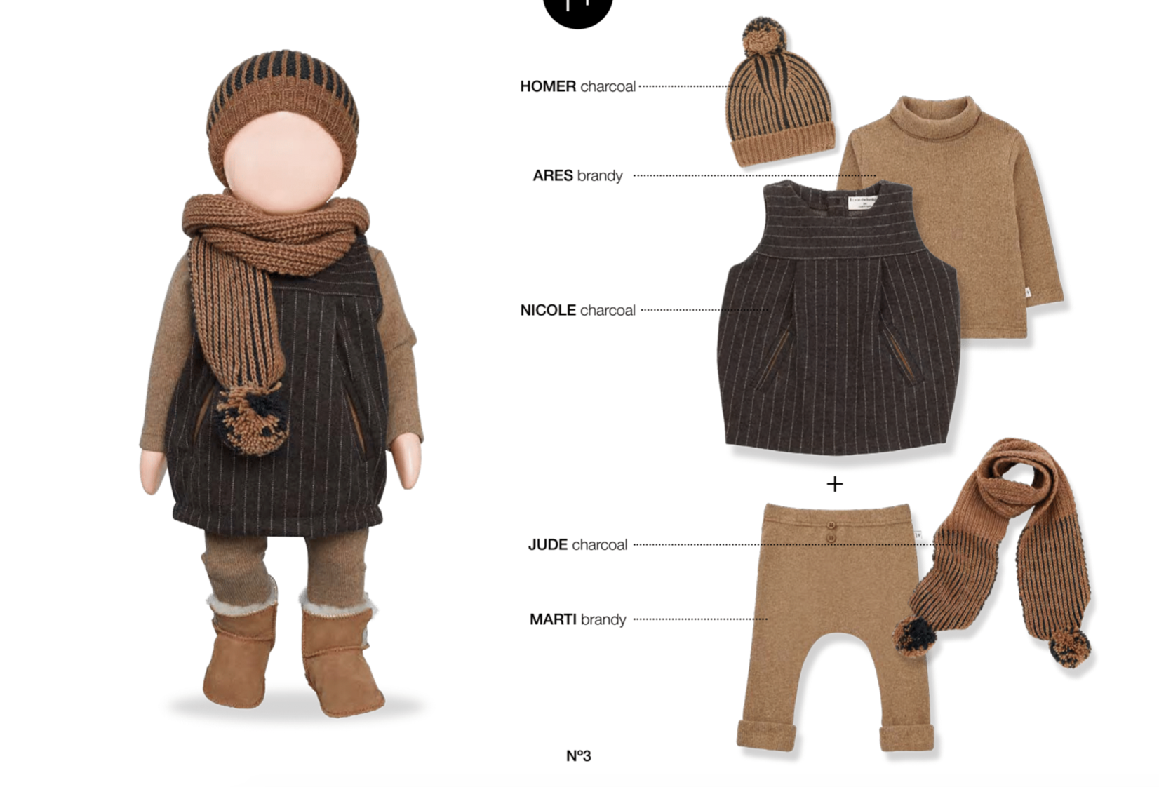 1+ IN THE FAMILY - Jude（Charcoal）