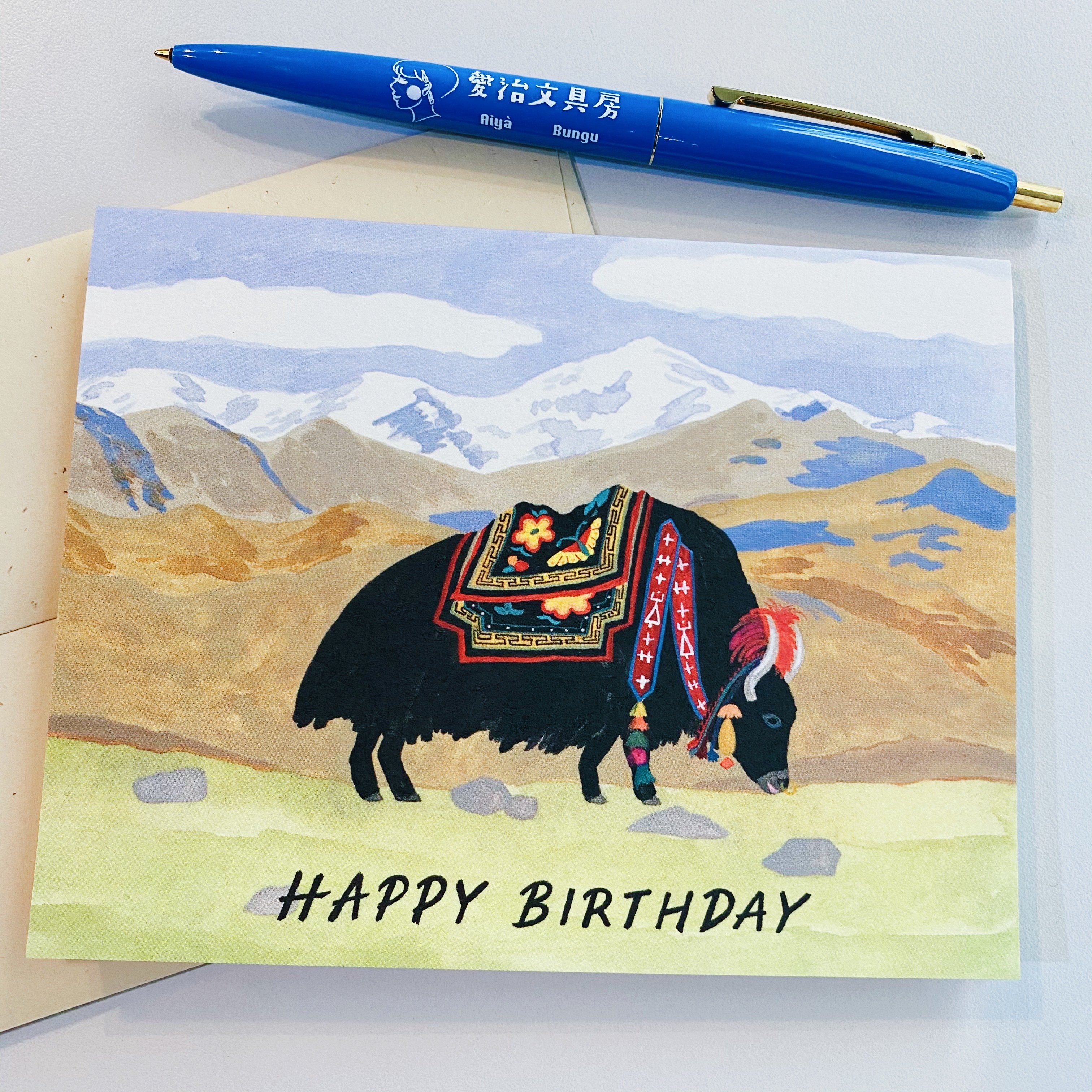 草原牛 萬用卡片 生日卡片 SMALL ADVENTURE