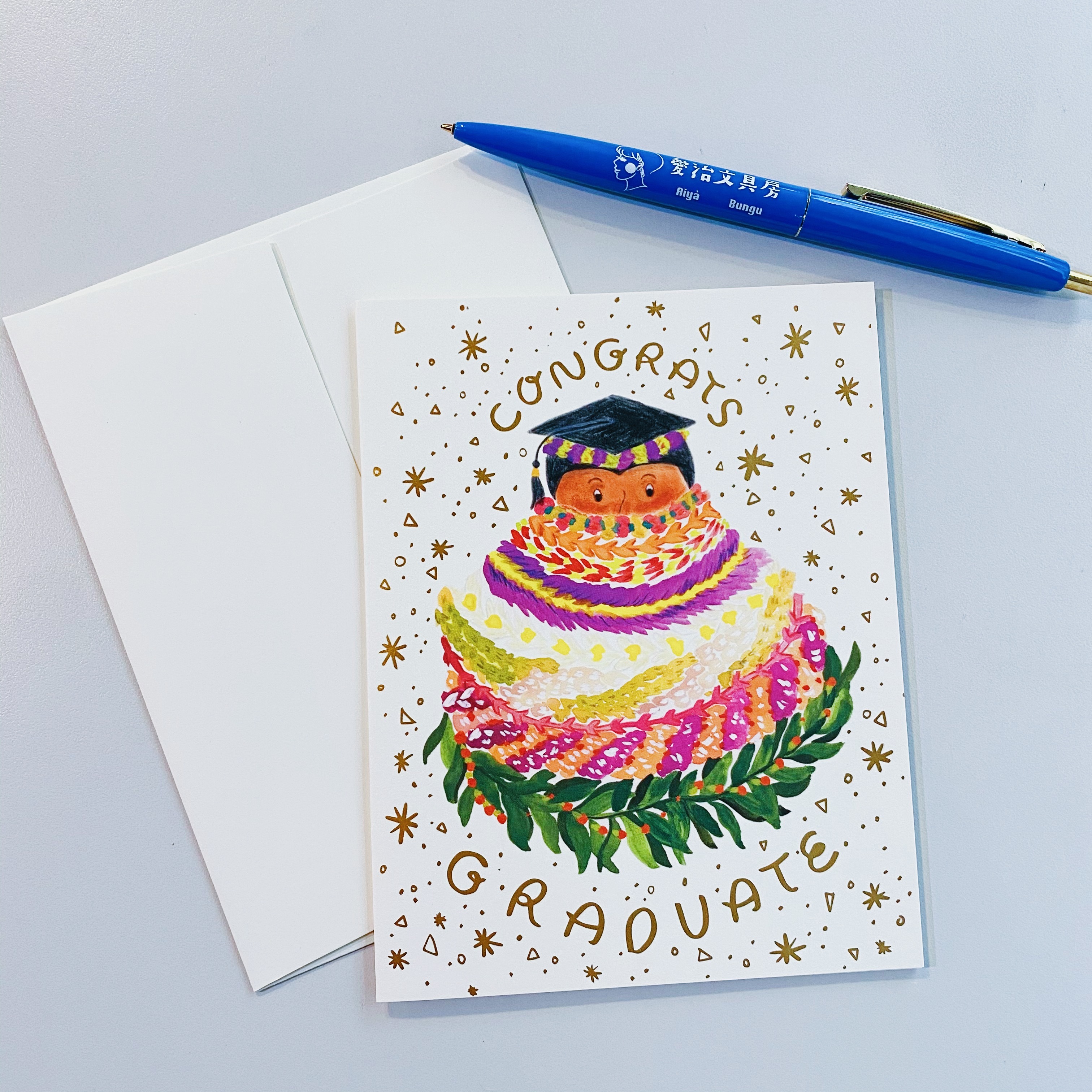 畢業快樂 萬用卡片 燙金賀卡 SMALL ADVENTURE