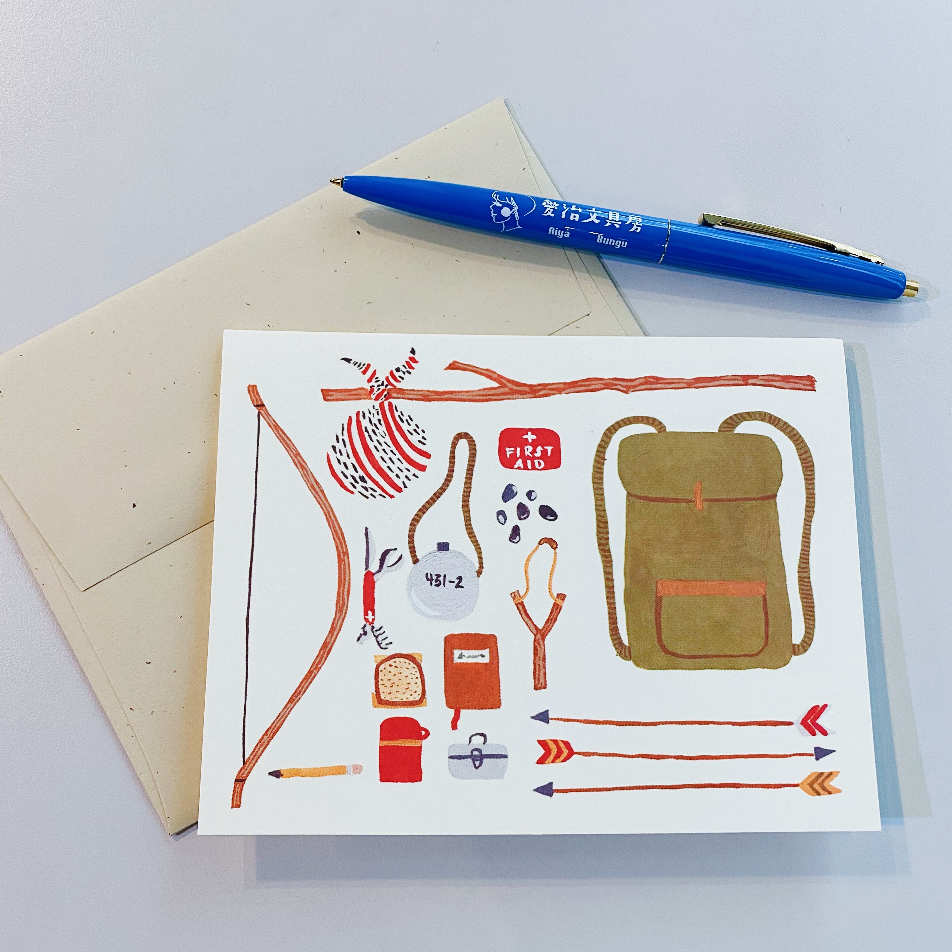 森林打獵 旅行必需品 賀卡 SMALL ADVENTURE