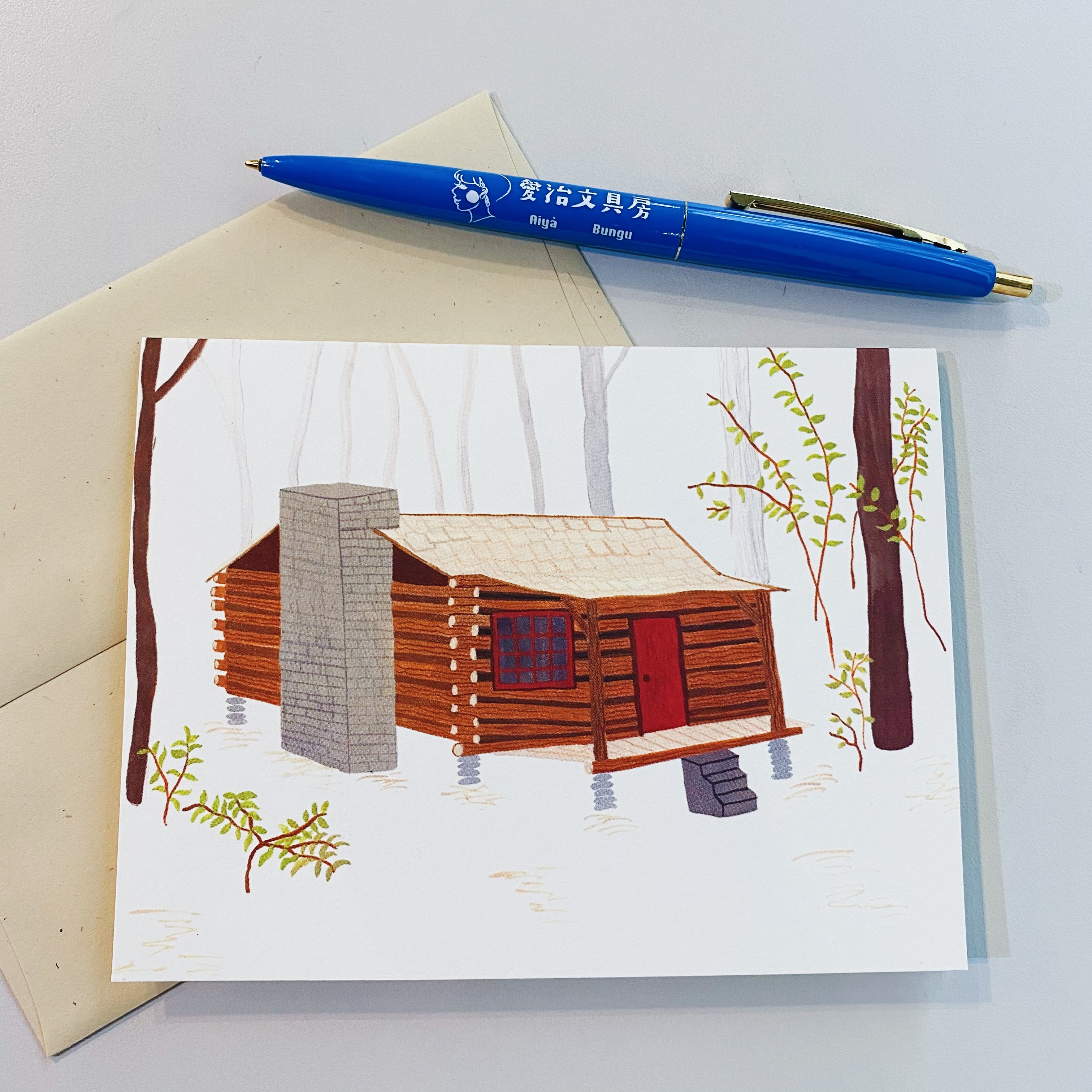 小木屋 度假小屋 賀卡 SMALL ADVENTURE