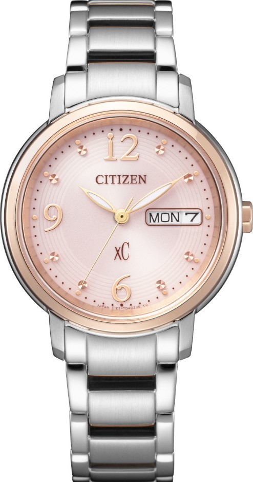 萬年鐘錶 - Citizen 星辰錶  XC   光動能女錶  EW2425-57W   錶徑32.5MM