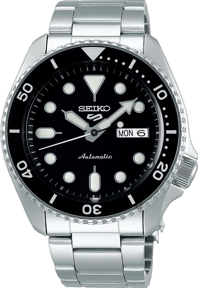 萬年鐘錶 - SEIKO  5 Sports 經典黑面必買機械水鬼  4R36-07G0Q / SRPD55K1  錶徑42.5MM