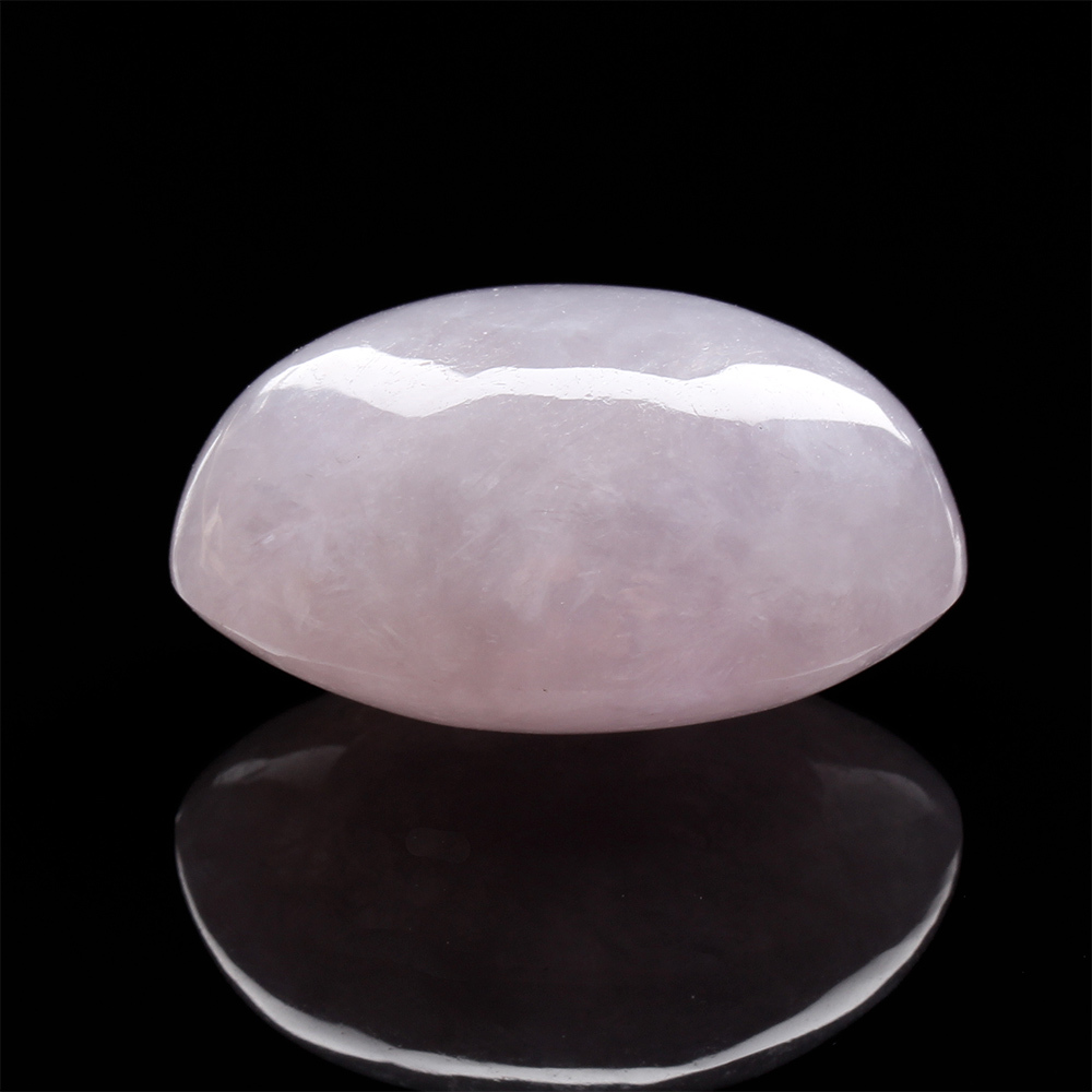 【雅紅珠寶】天然紫蘿蘭翡翠玉蛋面-美不勝收-R0147