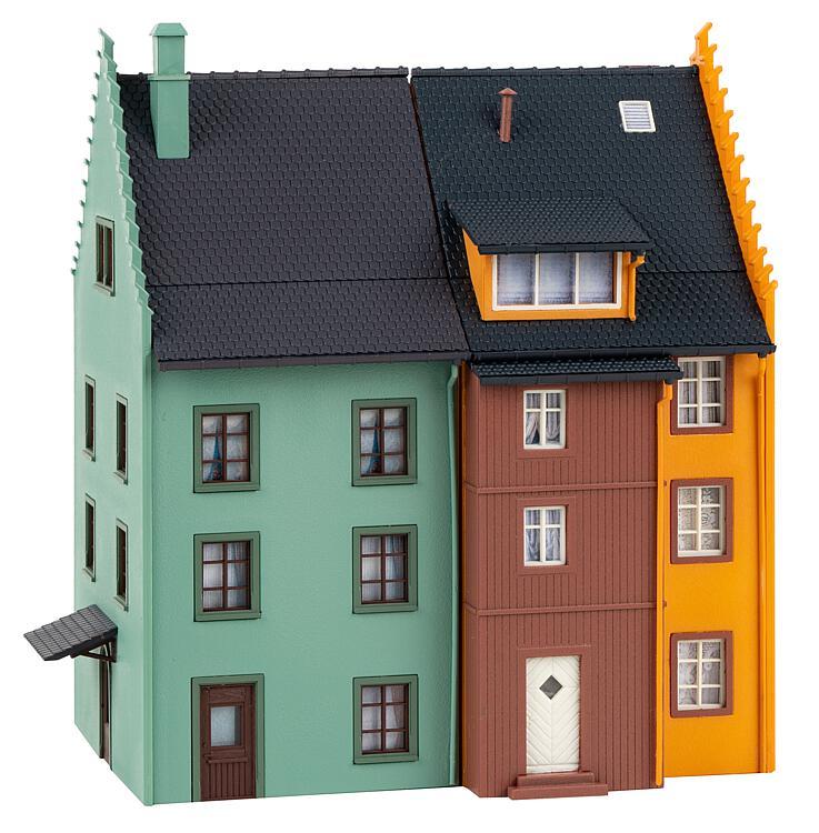 Faller 130710 HO scale, Small town 2 End terraced houses