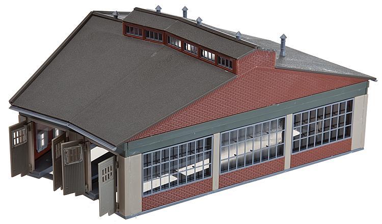 Faller 222118 N規 2-Stall roundhouse 連接轉盤的2個扇形車庫