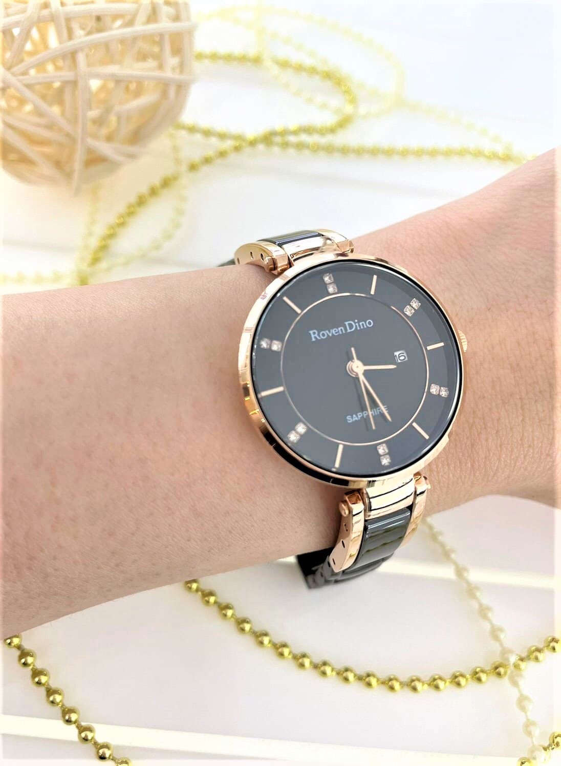 【Roven Dino羅梵迪諾】RD778BRG (30mm) 現代鐘錶