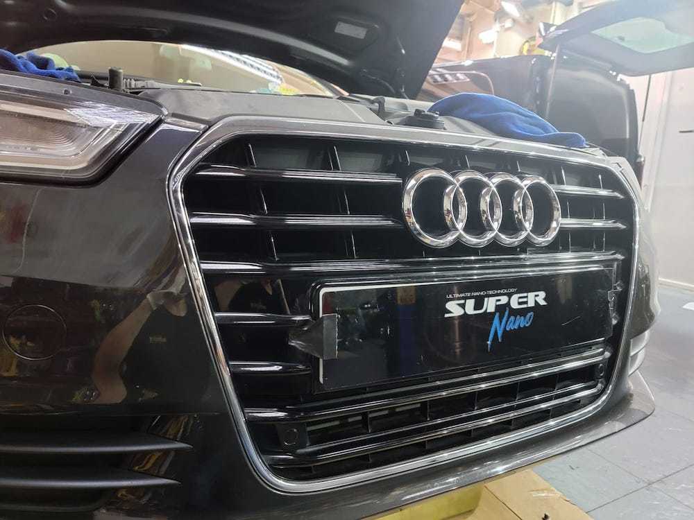 black Audi 黑色奧迪 A5 Quattro juns car and audio 浚車汽車音響精品電池 super nano 香港 hong kong