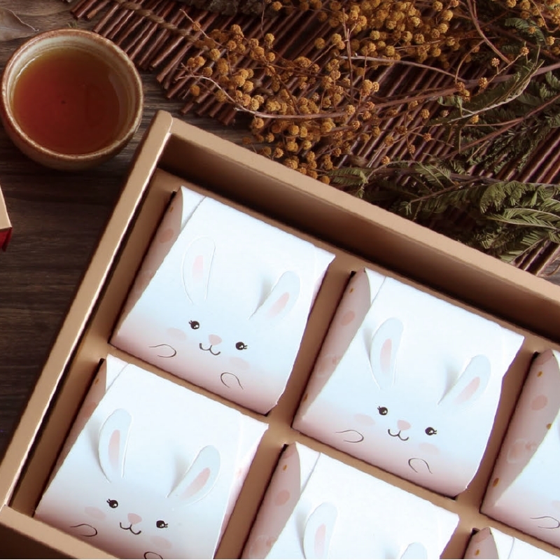 點心禮盒內襯-六格隔板-銀 10入/包【3C01-52461】