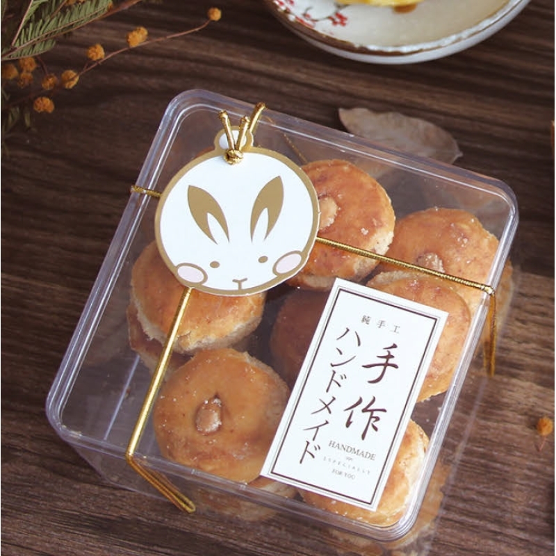 禮物吊卡 造型-中秋 萌萌兔 50入/包 4.2*4.7cm【6-85201303】