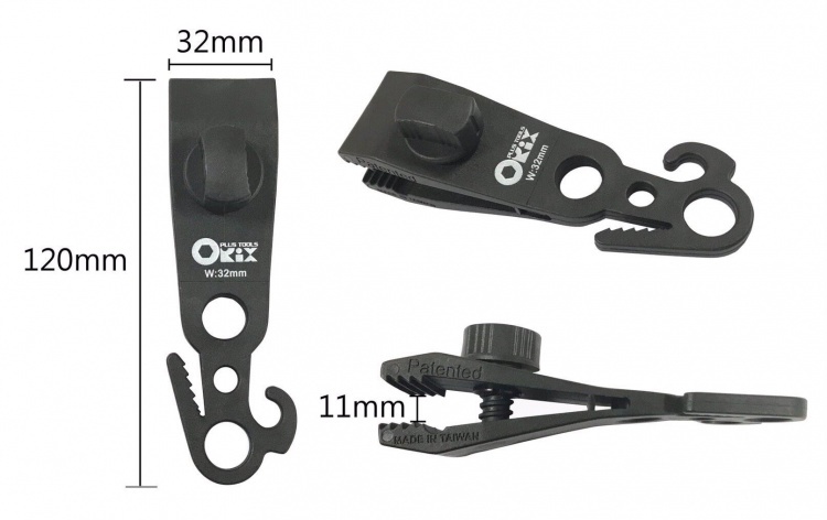 orx 神勾夾 單入 勾夾 大夾 快力夾 天幕夾 帆布夾 萬用夾 台灣製 露營