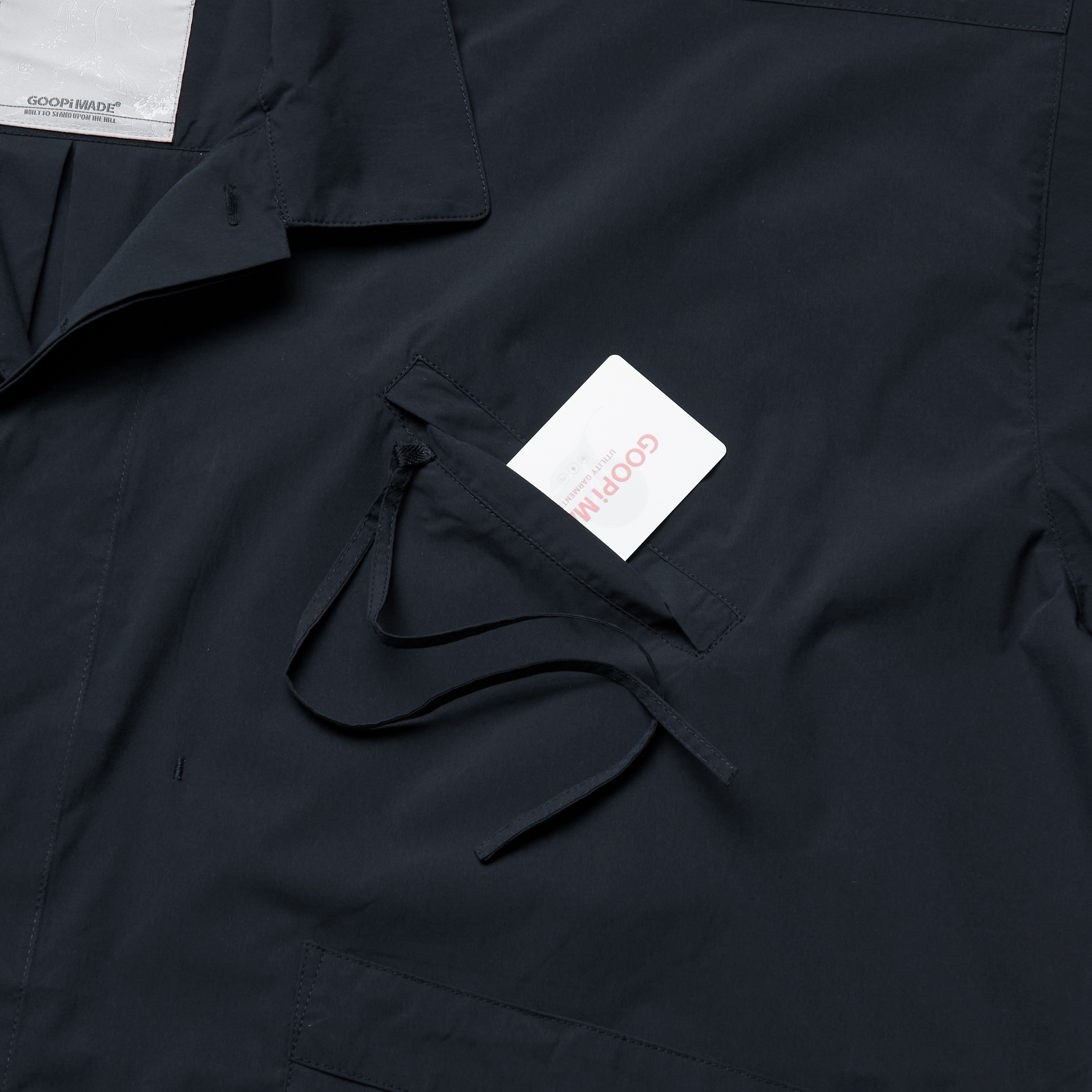 GNV-01” Soft Box Oversized Shirt - Navy