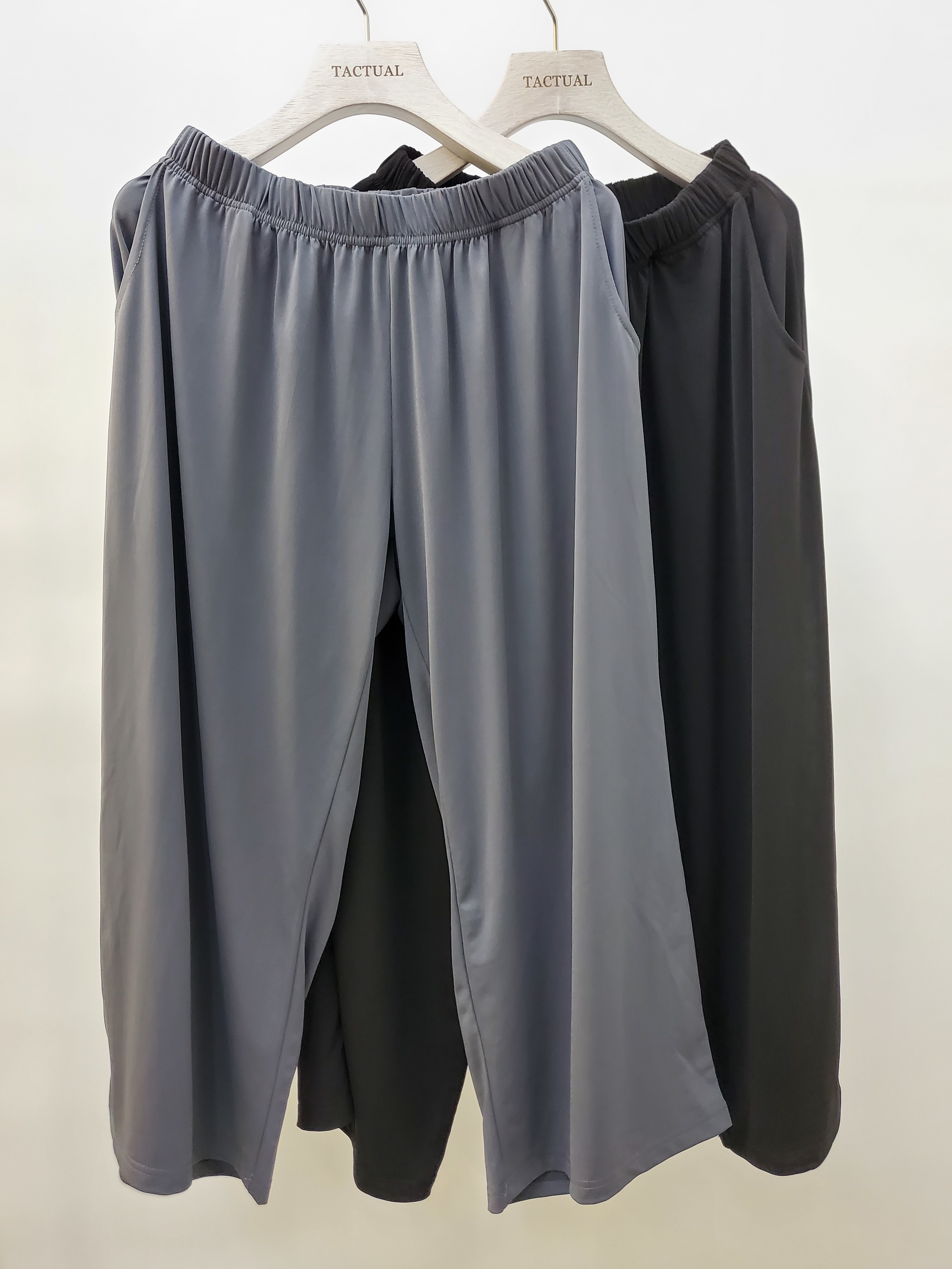 直筒彈性7分褲 P1463