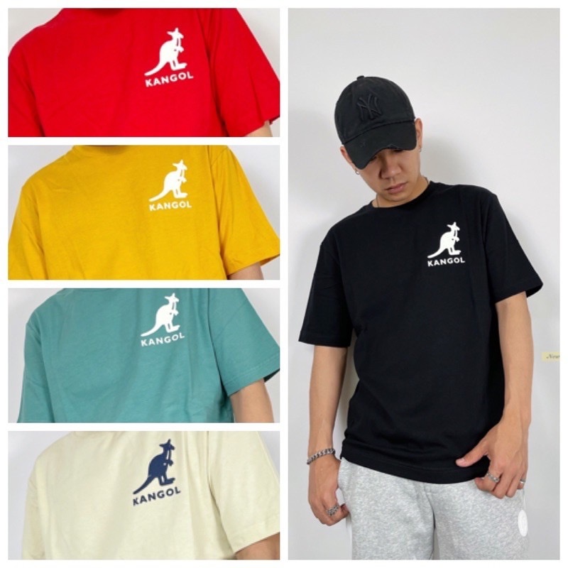 Kangol 袋鼠 側邊經典Logo 短袖T恤 短T