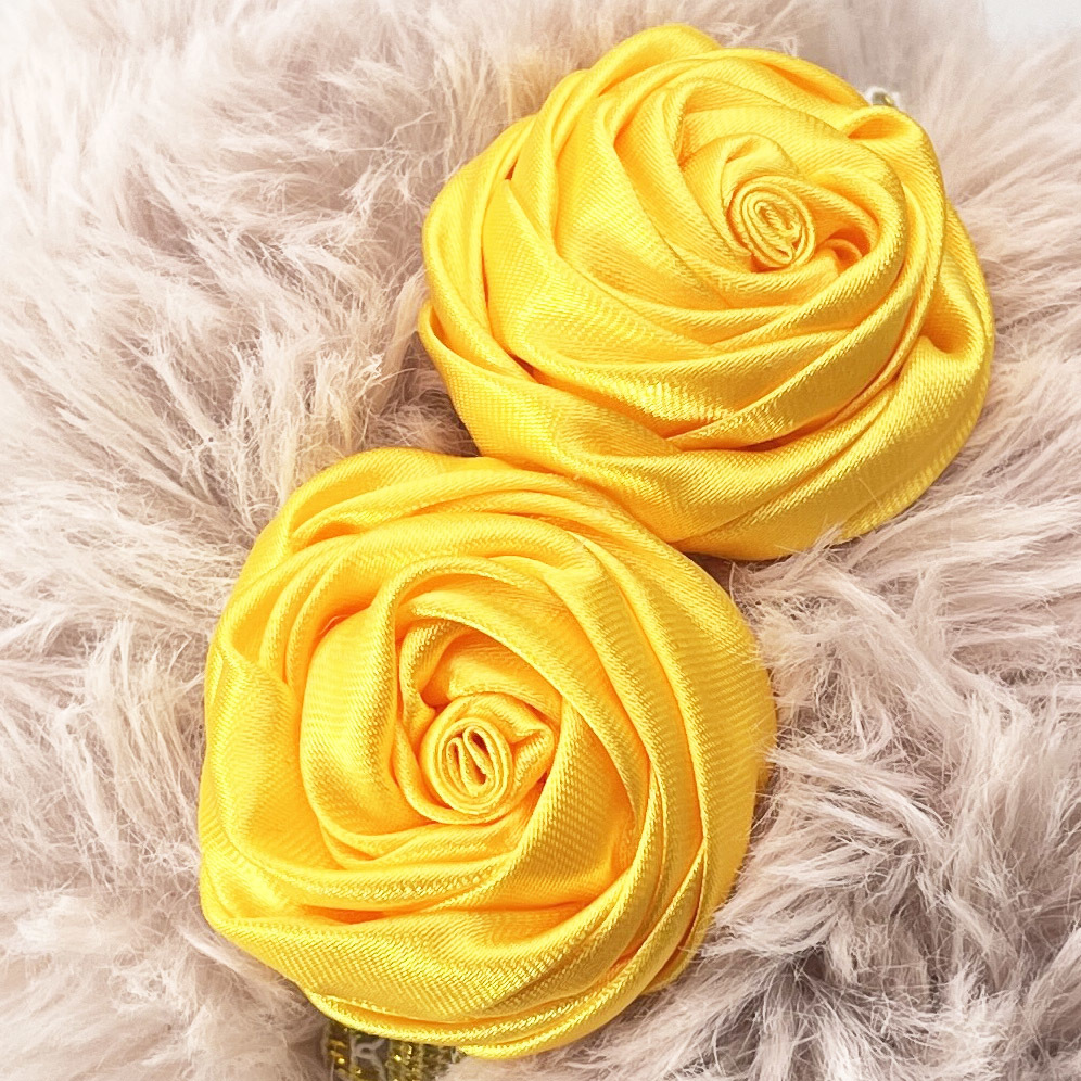 Yellow Rosy Princess Headband