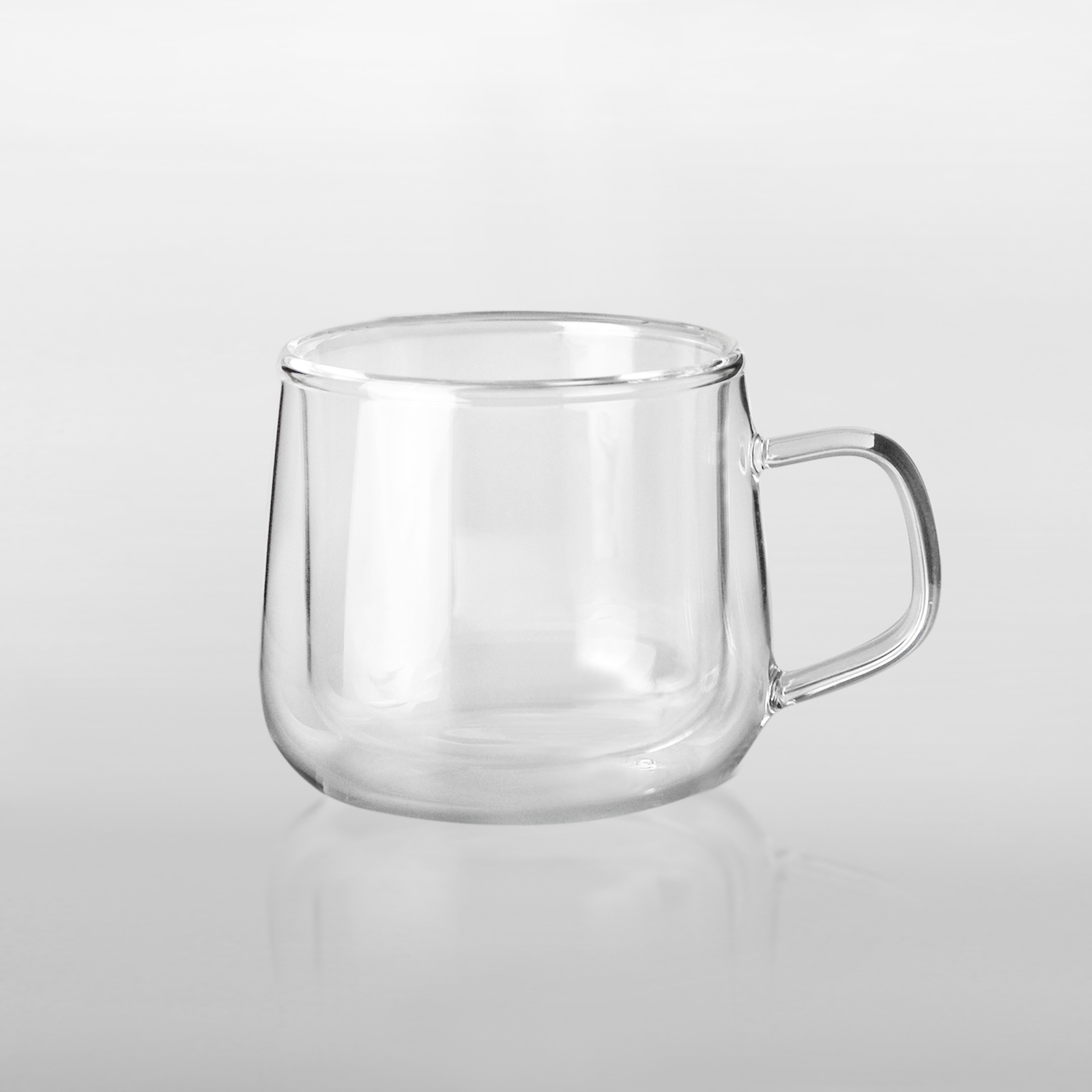 圓弧把手雙層杯