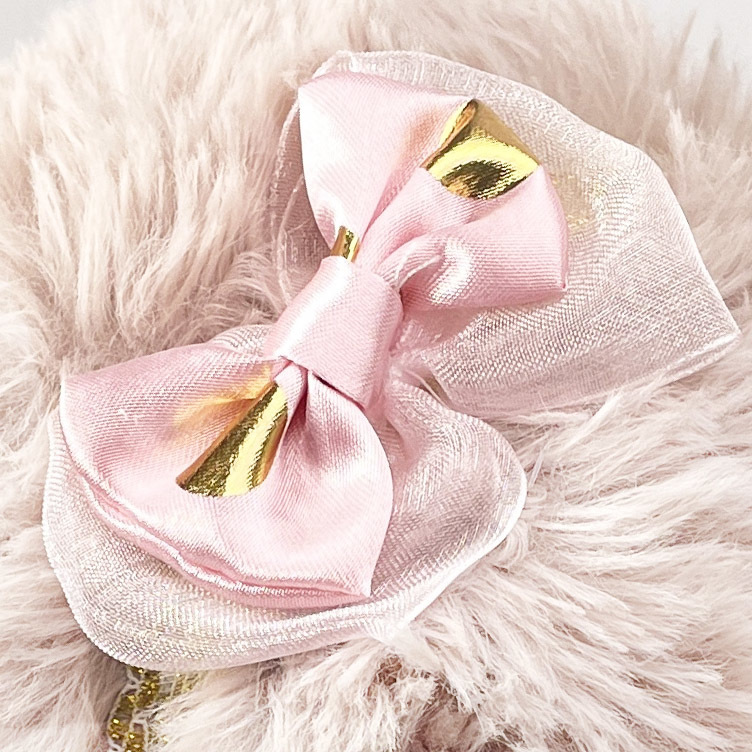 Golden Dot Pink Princess Headband