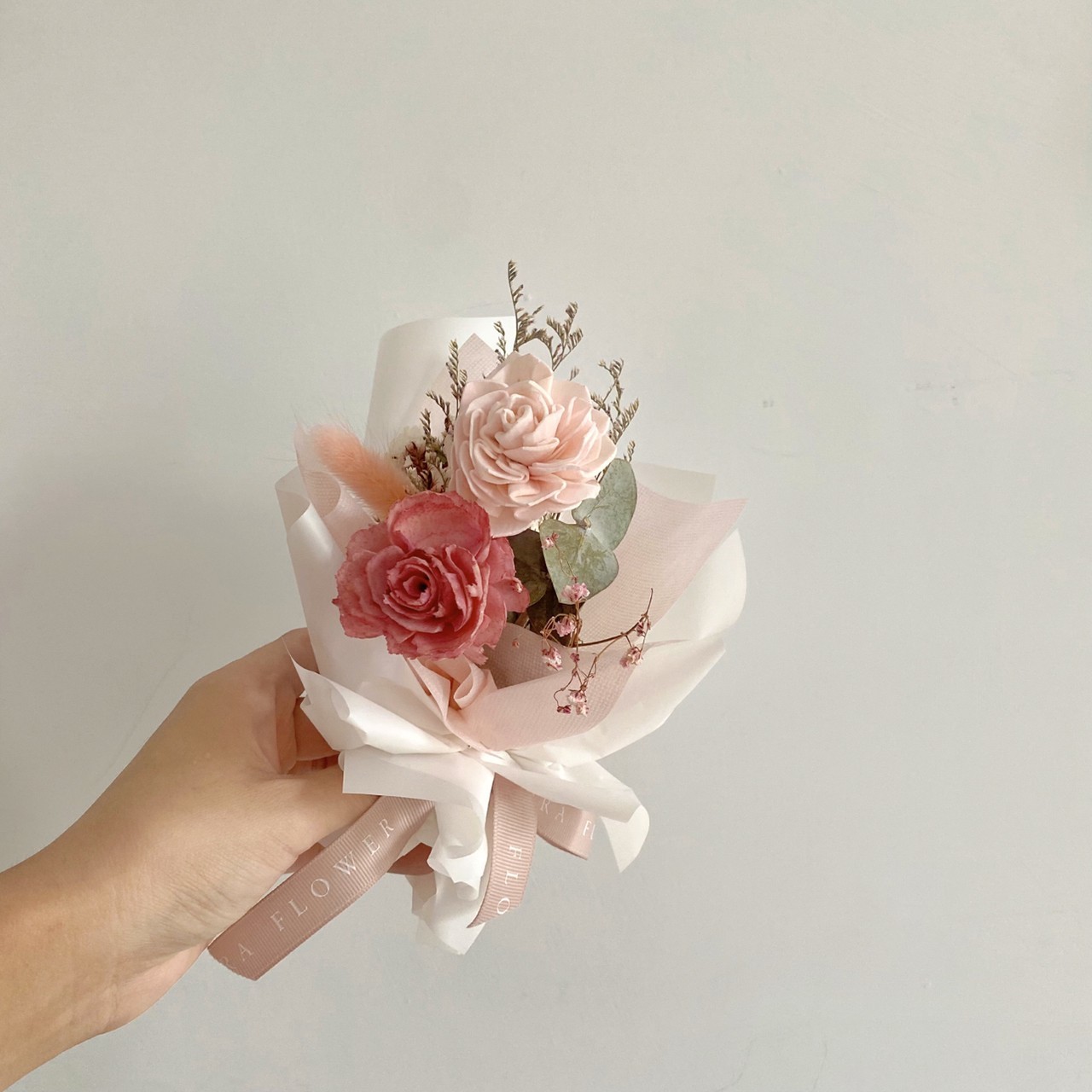 小巧胖丁花束- 暖色系列