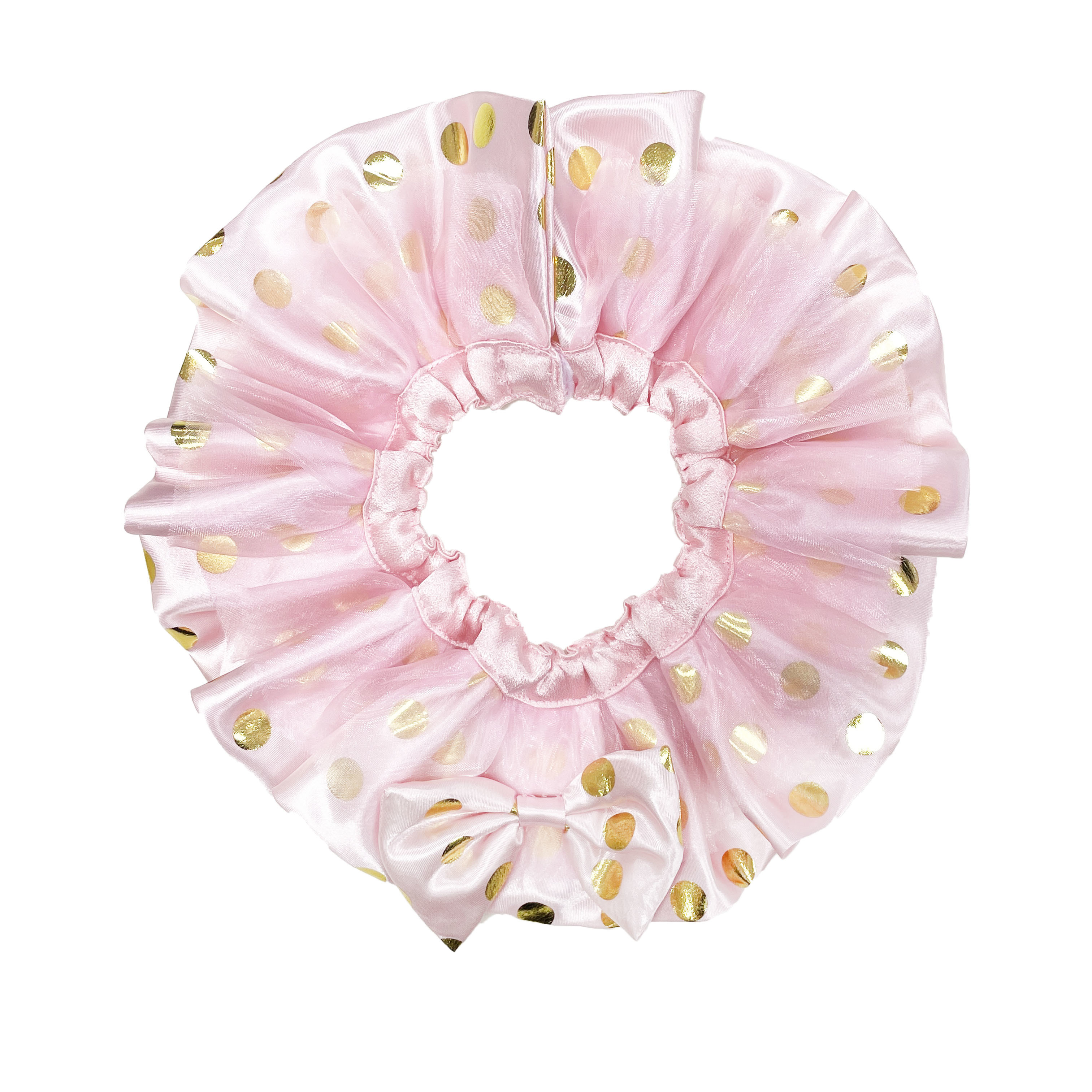 Golden Dot Pink Princess Collar