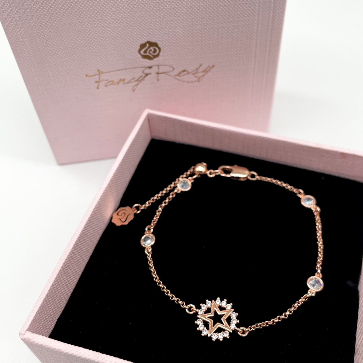 Starry Crystal Bracelet (Rose Gold)