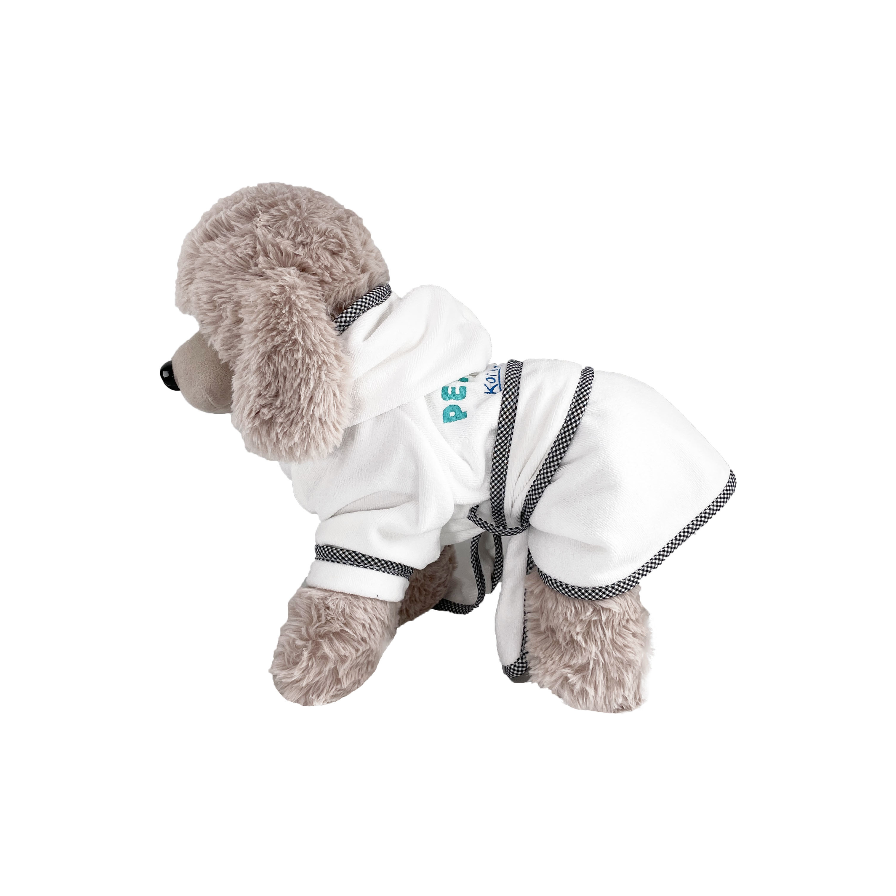 Pure Color Bathrobe with Belt