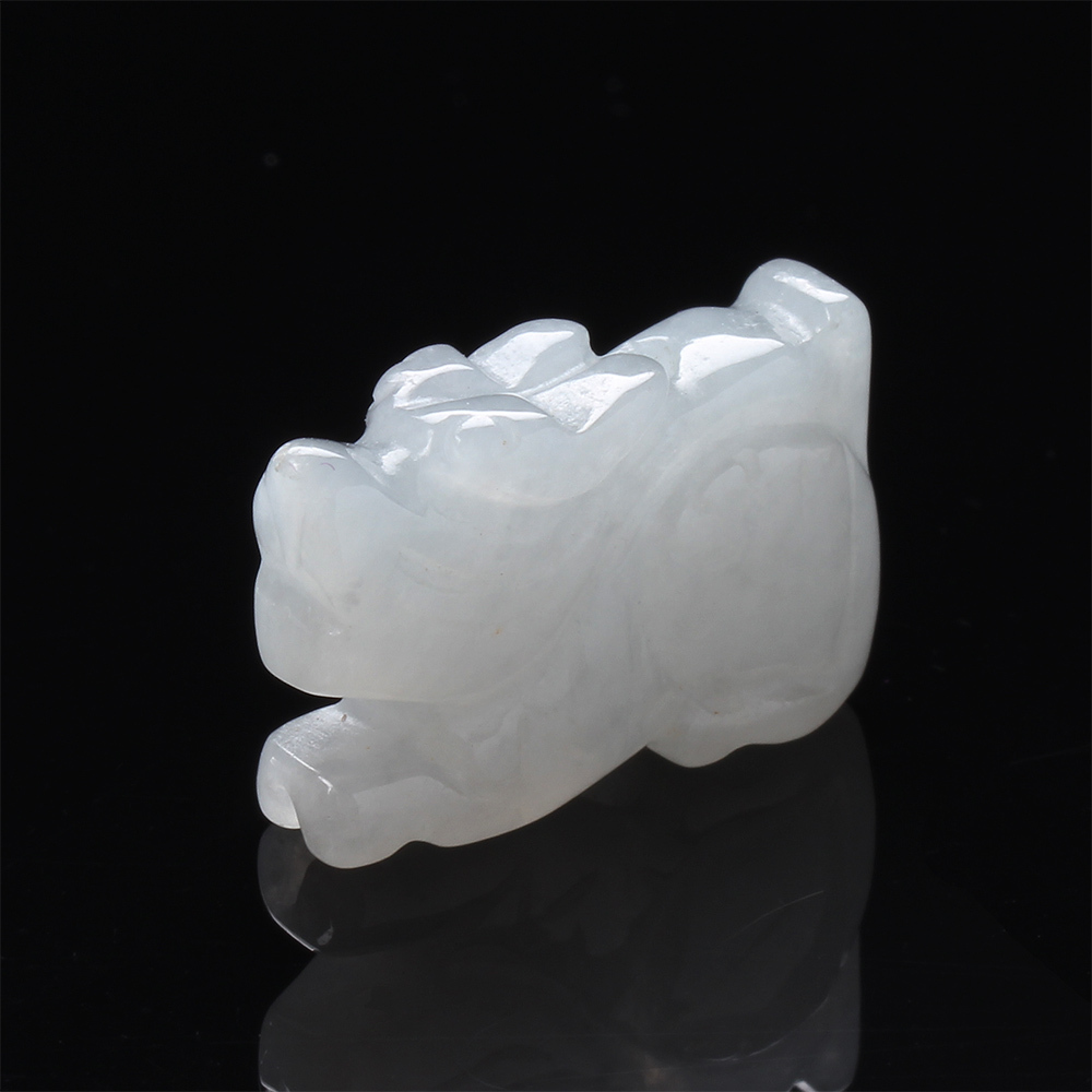 【雅紅珠寶】天然冰種翡翠玉墜子-十二生肖-龍-望子成龍-A0073