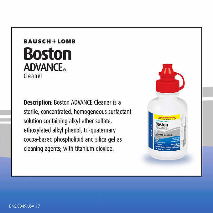 Bausch&Lomb Boston Advance RGP Contact Lens Cleaner 30ml ( FOR RGP LENS ONLY)
