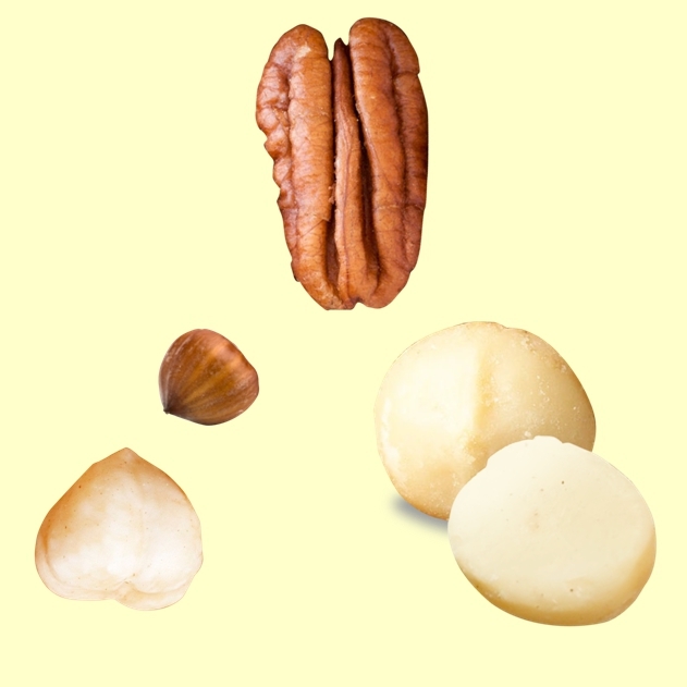 3合1混合堅果:胡桃+夏威夷果+榛果