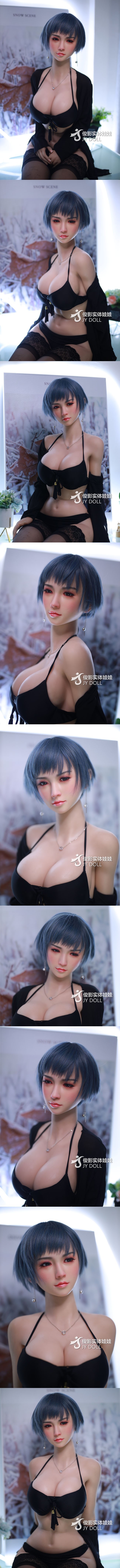 JYDOLL 矽膠頭部系列 161cm大胸 依然 假髮版