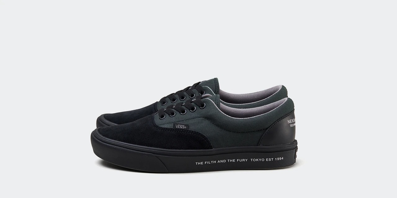 VANS VAULT COMFYCUSH ERA X NEIGHBORHOOD 聯名款低筒黑VN0A5D