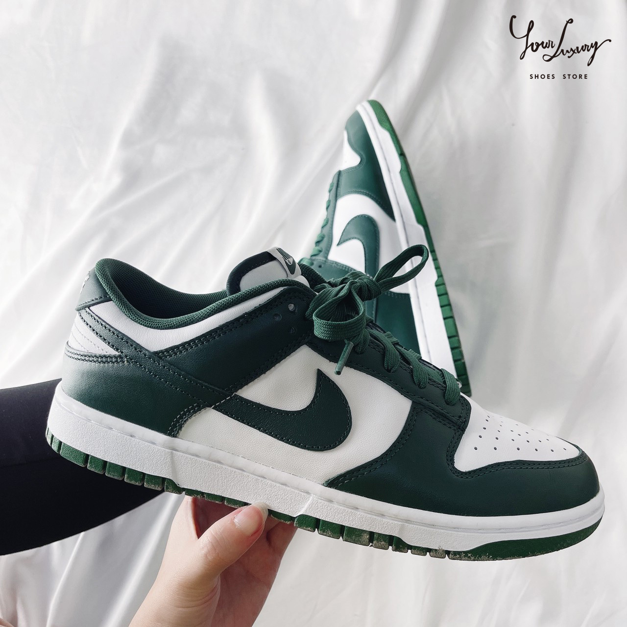 【Luxury】 現貨特價 Nike Dunk Low GREEN 小OW聯名 板鞋 男鞋 女鞋 休閒鞋 運動鞋 球鞋 情侶鞋 CW1590-102