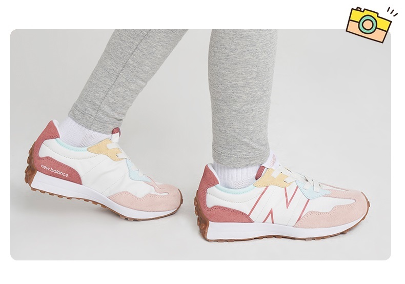 預訂) New Balance 327 GS327HG1 糖果色