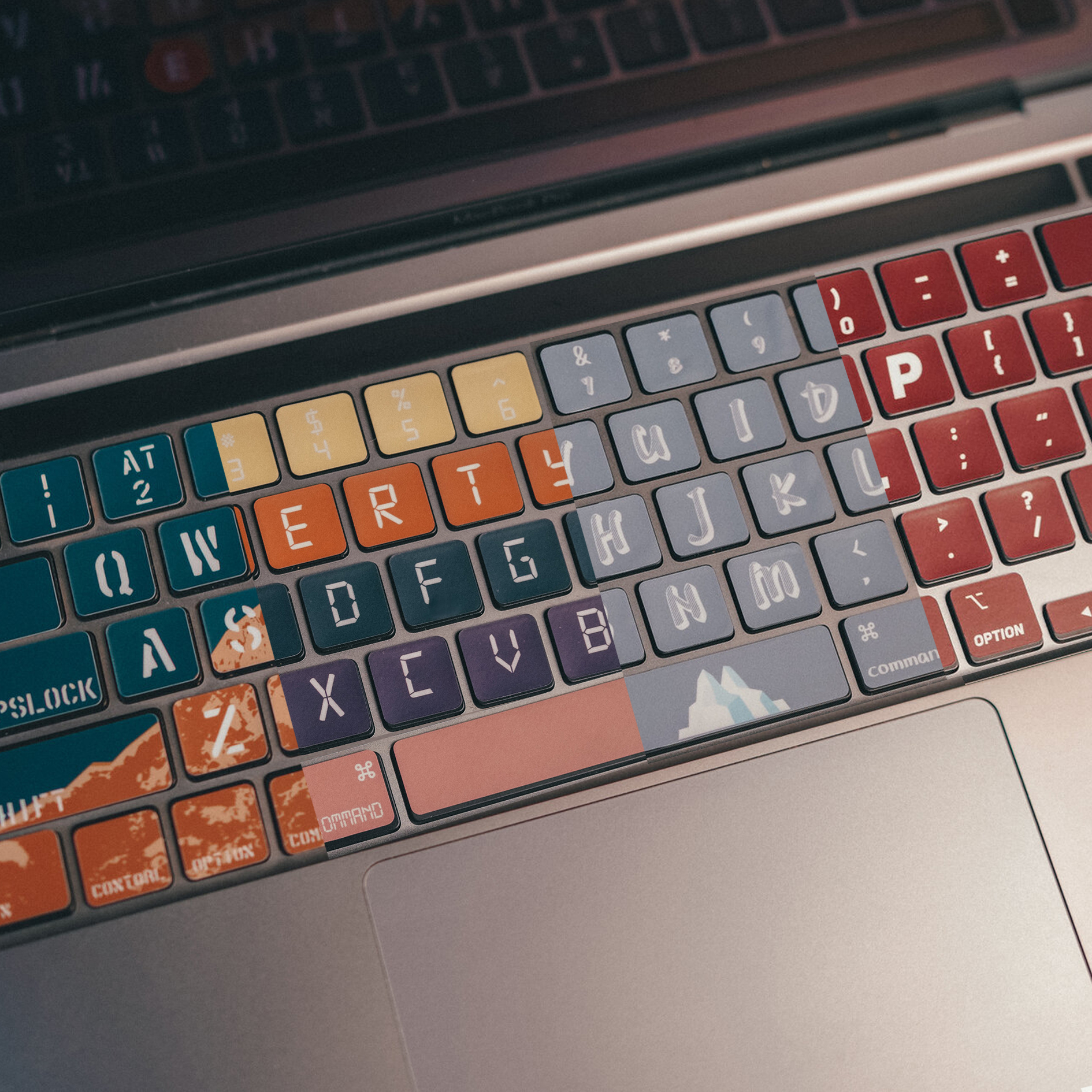 【Just Like Us】手提電腦鍵盤貼紙一套4款裝