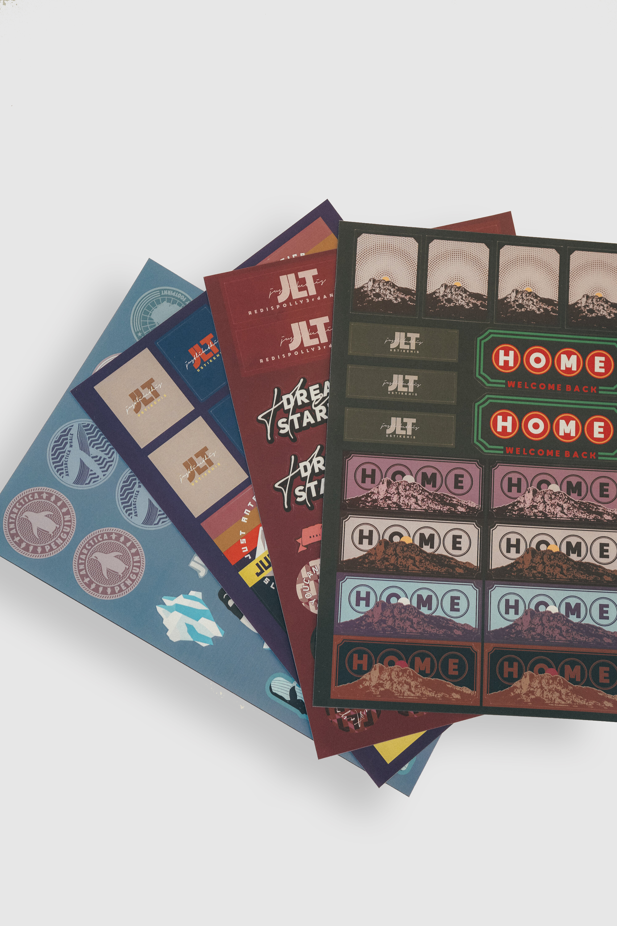 【Just Like Us】JLT一週年 文具貼紙一套4款裝