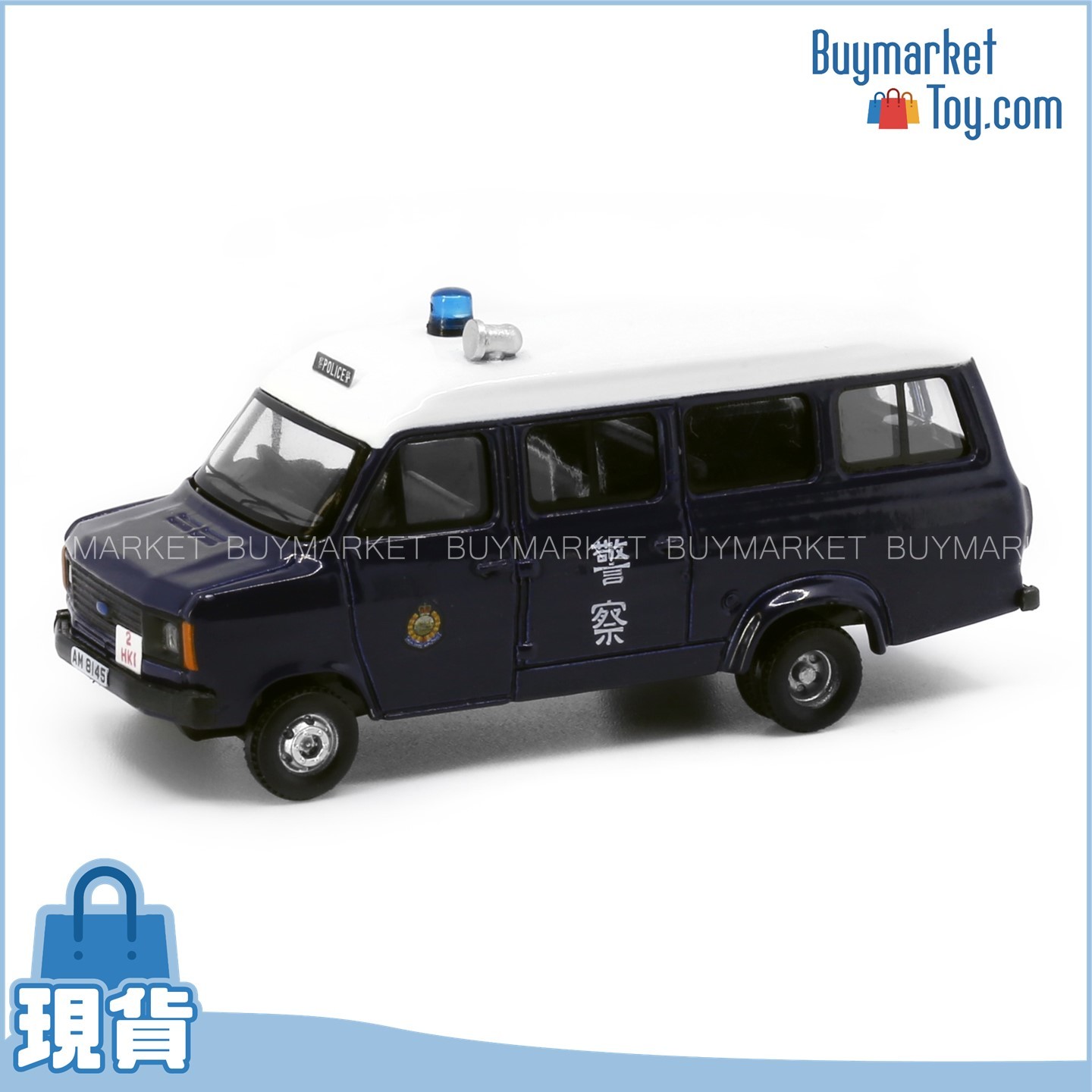 Tiny 微影 #15 - 1/76 福特 大頭福警察客貨車(單個喇叭)