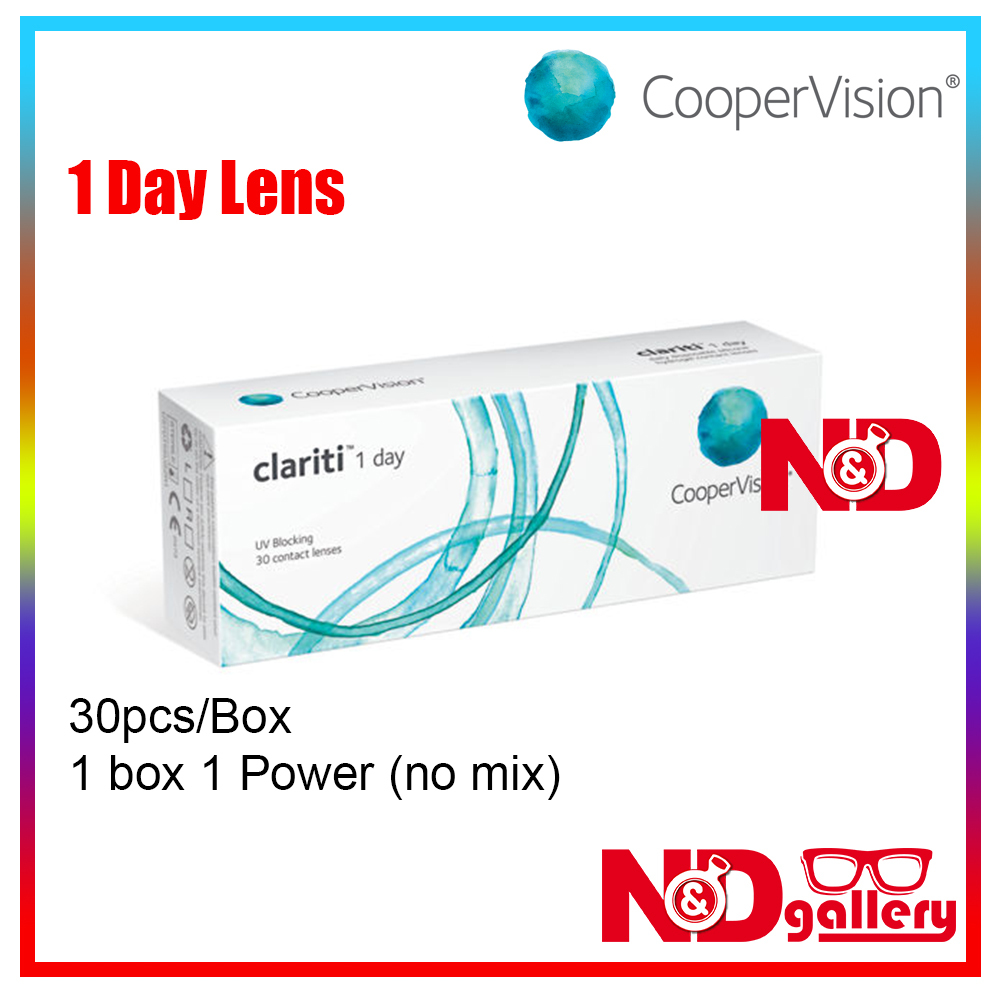 Coopervision Clariti 1 Day 30 pcs Clear Contact lens