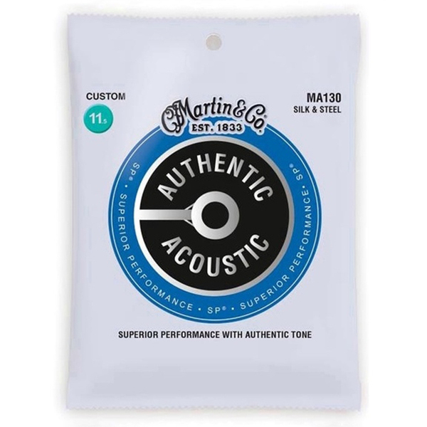 Martin Martin MA130 民謠吉他弦 SILK & STEEL (11.5-47) 軟銀弦 — 三峽吉他 / Bass｜YA! 玩音樂