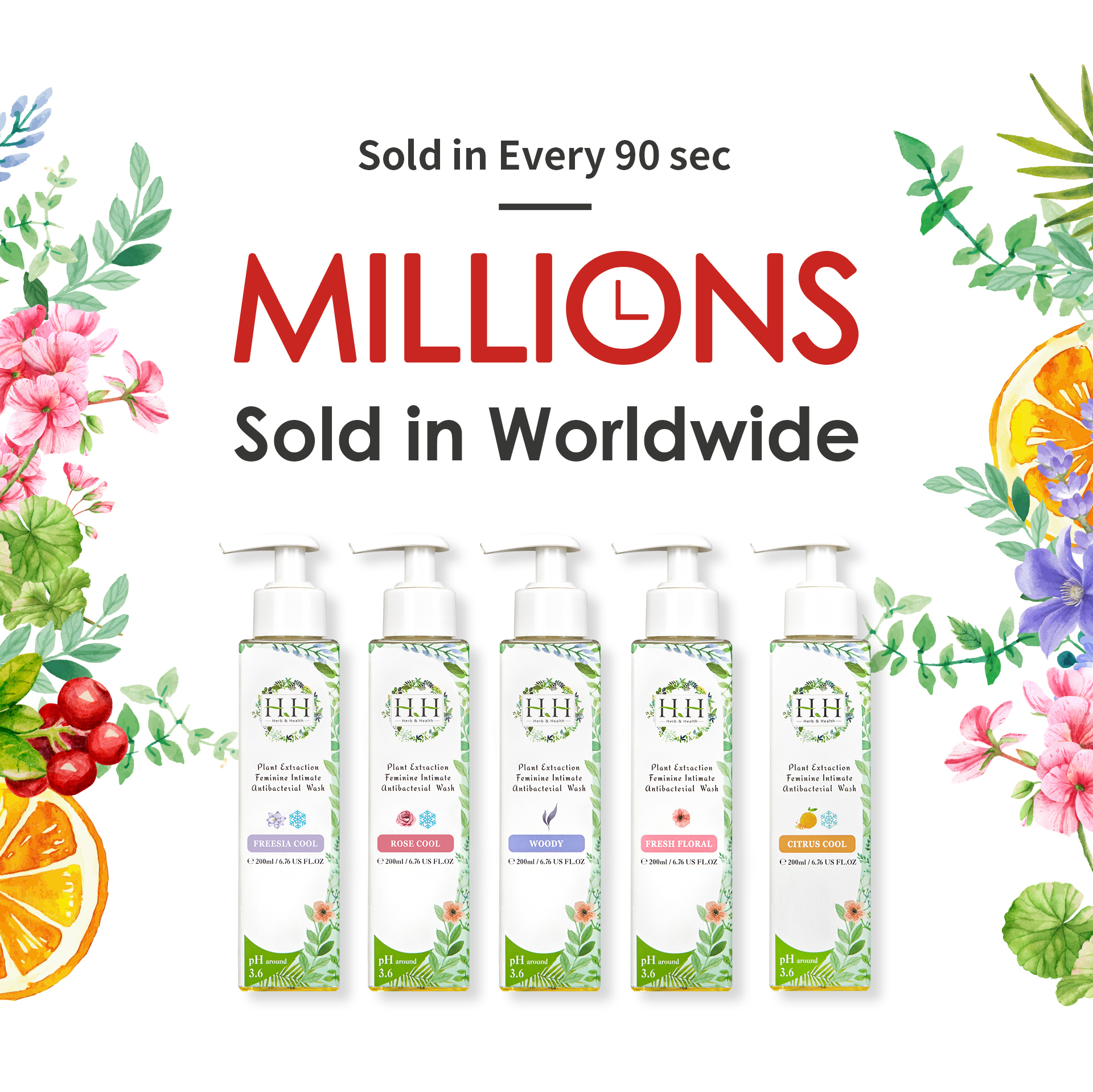 HH Antibacterial Feminine Wash