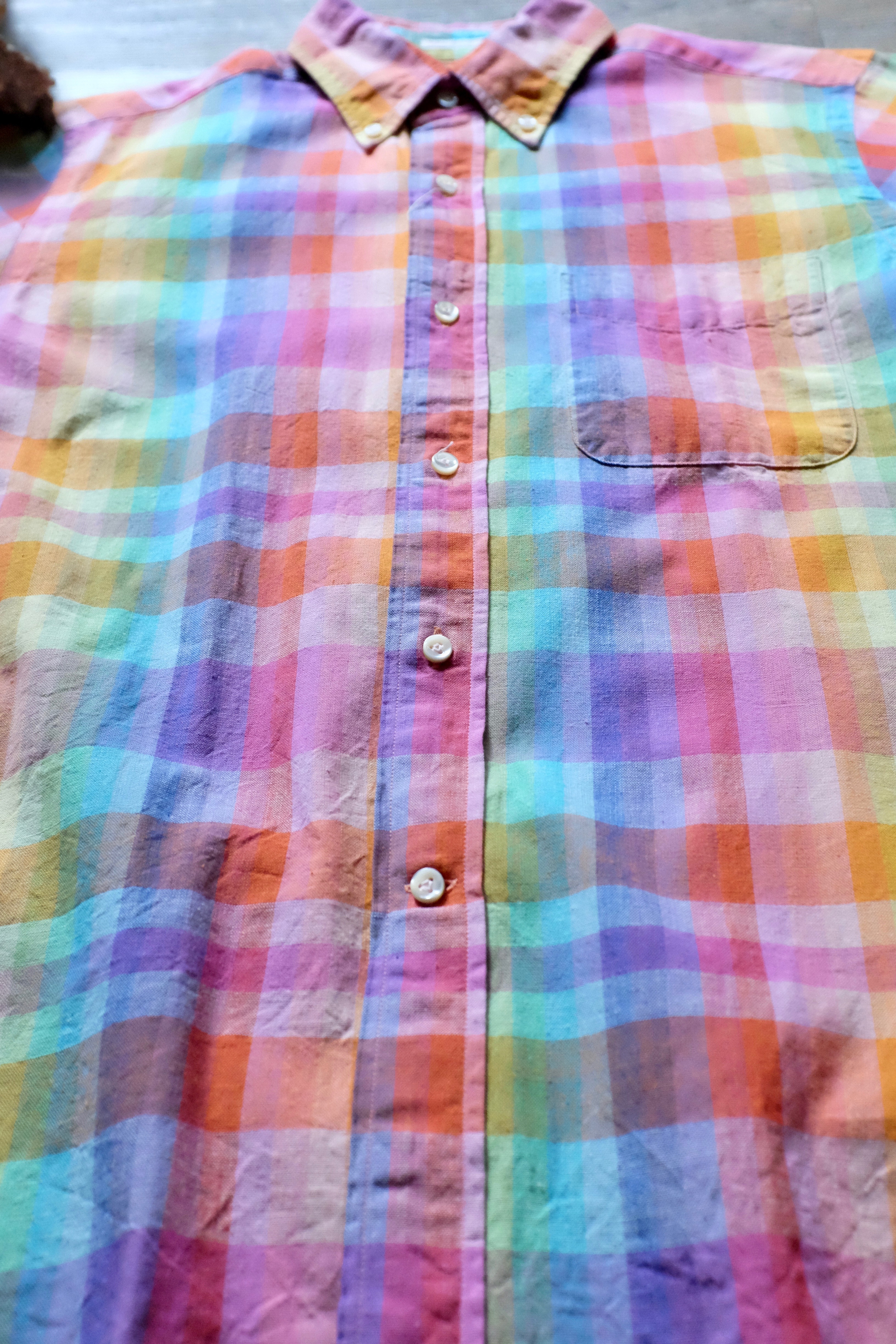 SUGAR CANE SUMMER shirt / Rainbow