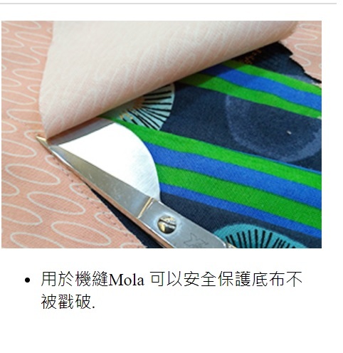 大肚貼布縫刺繡剪，DW-6250CP，適合刺繡剪線