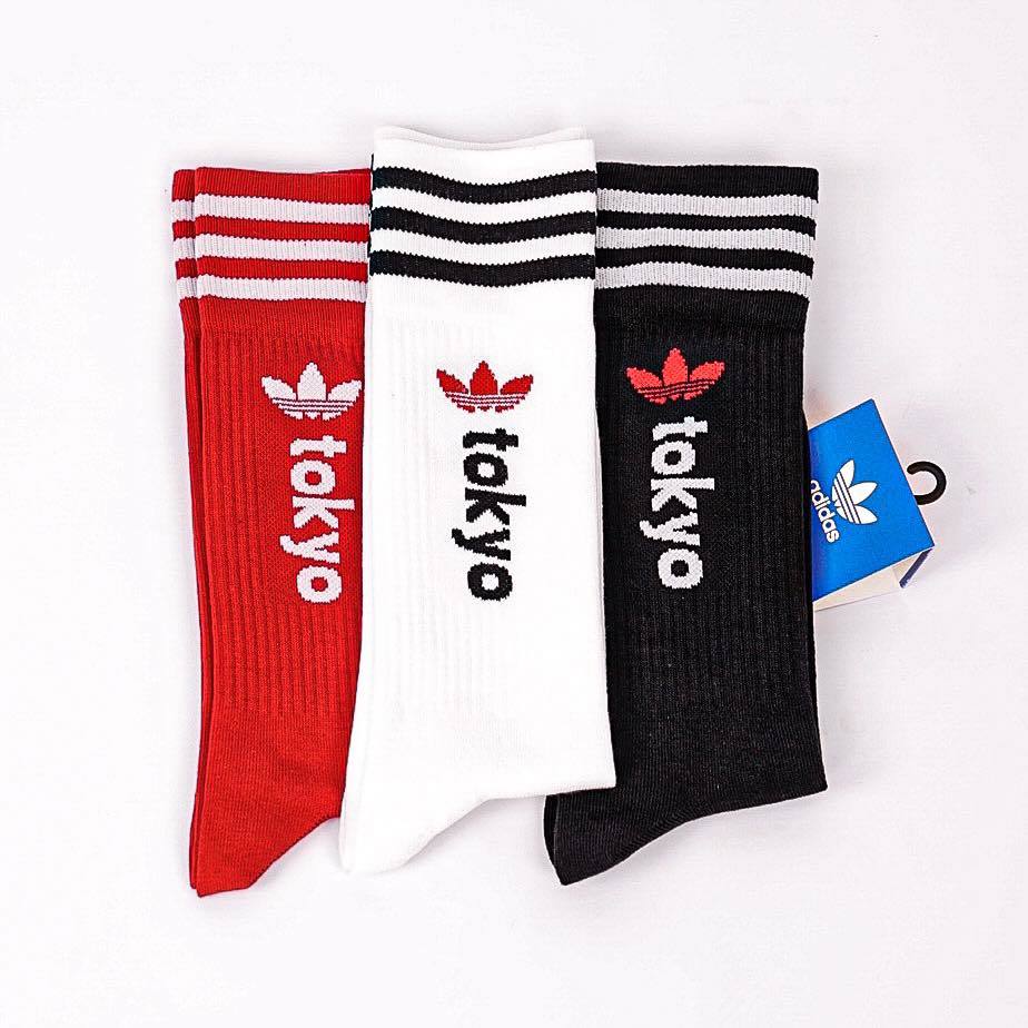 【adidas originals Trefoils 日本東京限定長襪 3入套組 】