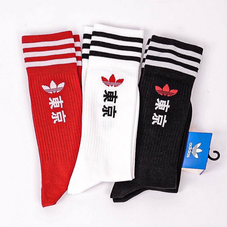 【adidas originals Trefoils 日本東京限定長襪 3入套組 】