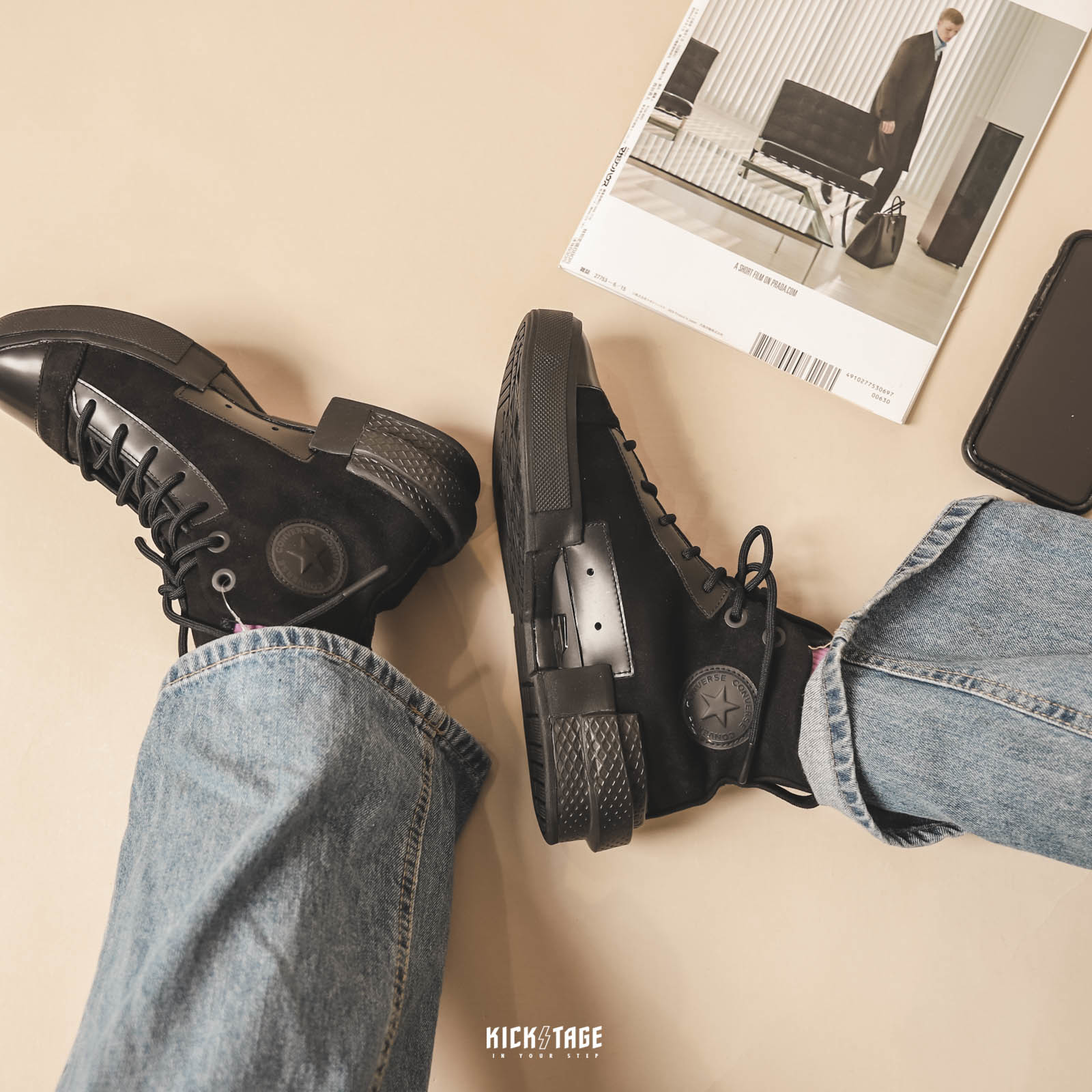 男女鞋 CONVERSE ALL STAR DISRUPT CX HI 高筒 米白帆布【168563C】全黑絨布【168582C】