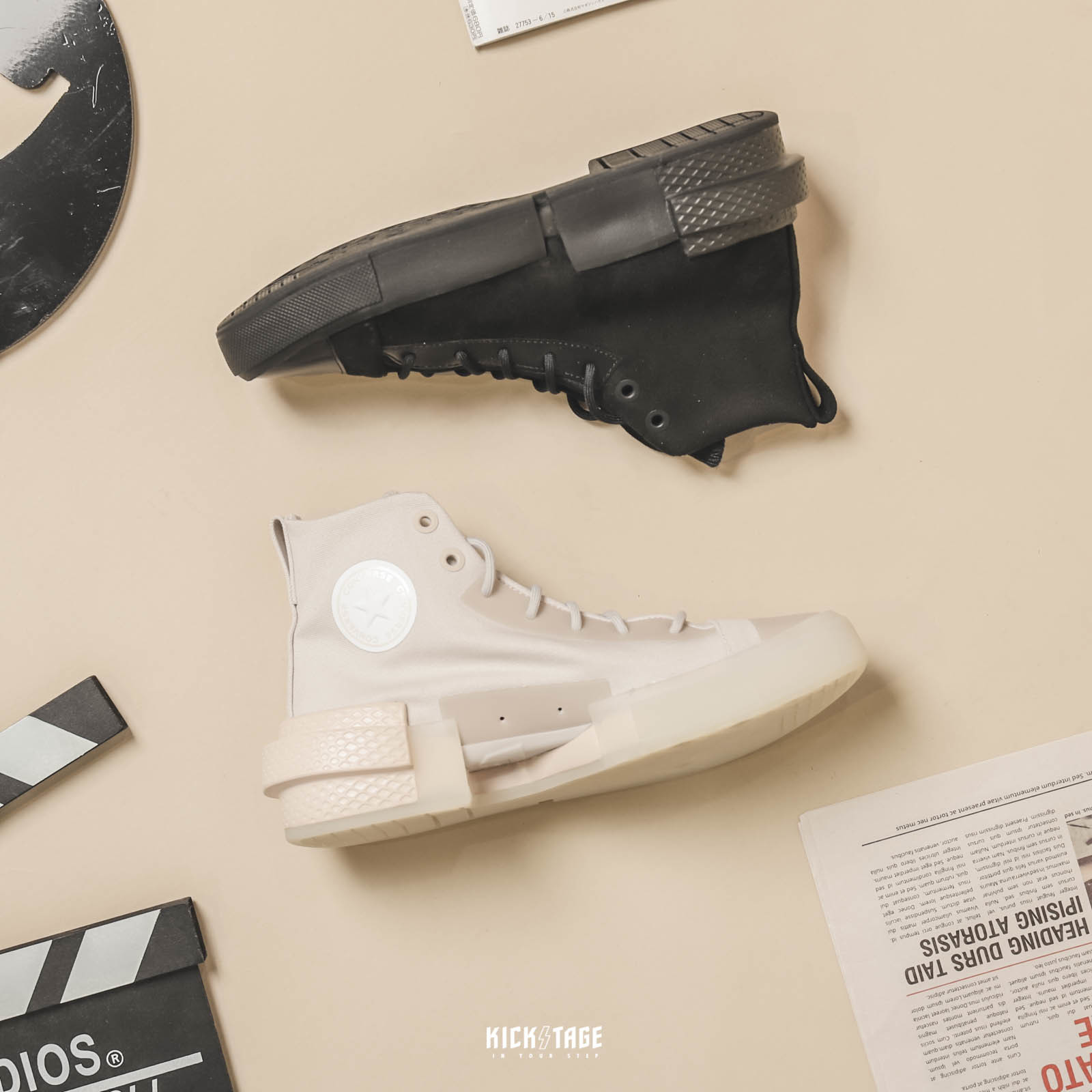 男女鞋 CONVERSE ALL STAR DISRUPT CX HI 高筒 米白帆布【168563C】全黑絨布【168582C】