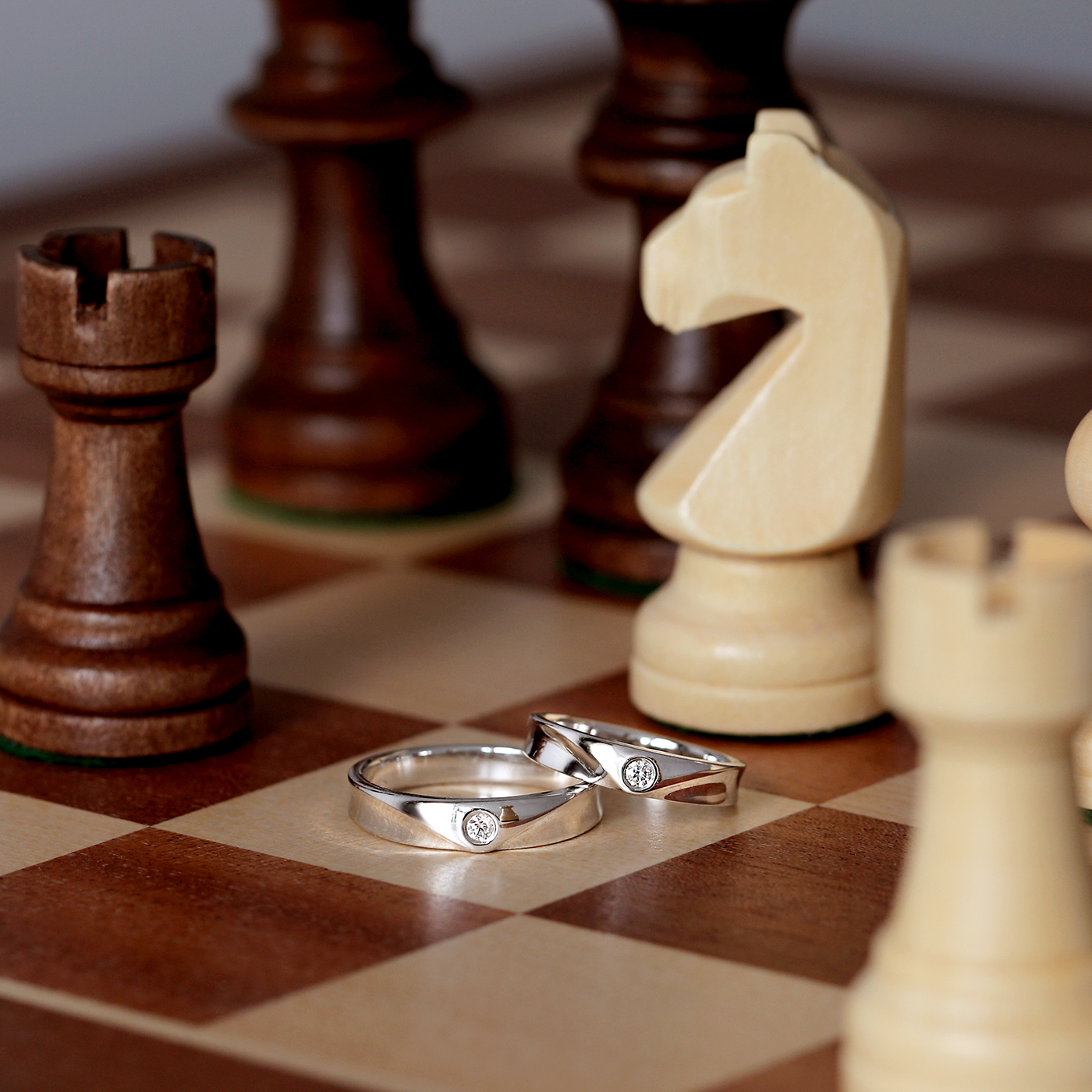 漣漪 — 鑽石對戒