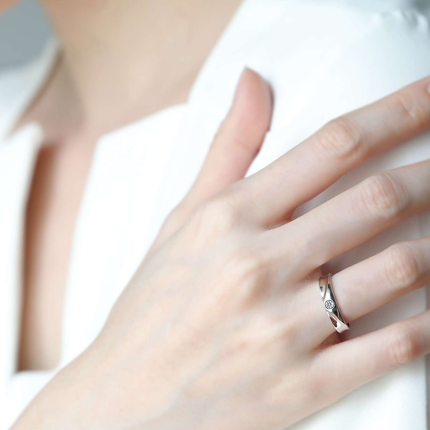 漣漪 — 鑽石對戒