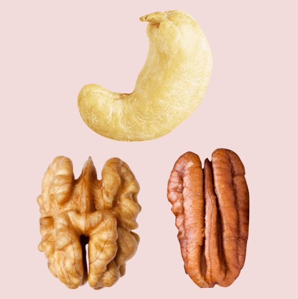 3合1混合堅果:腰果+核桃+胡桃