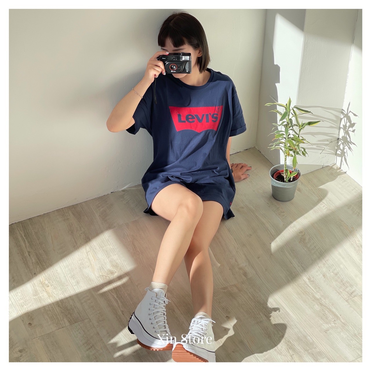 【現貨】Levis 經典 基本款 紅標 大Logo 短Tee 短袖 黑 白 灰 深藍