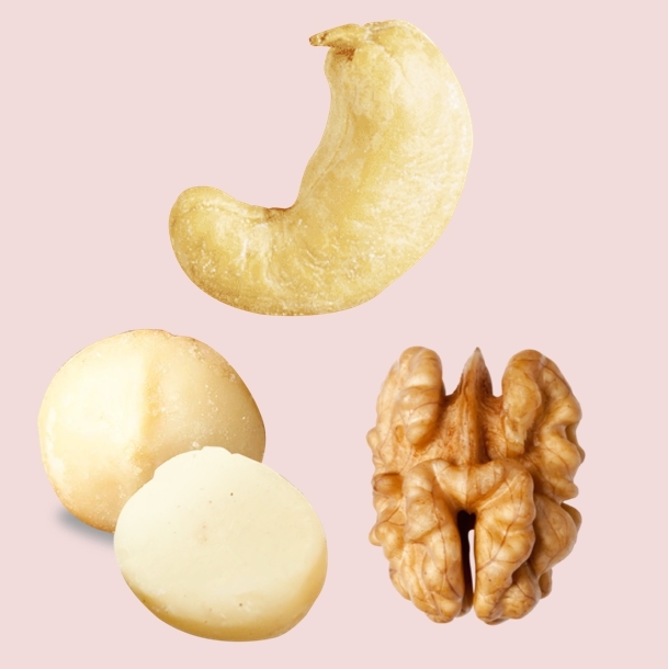 3合1混合堅果:腰果+夏威夷果+核桃